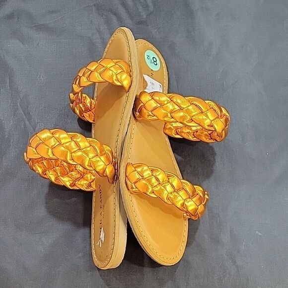 BRAND NEW ROCK&CANDY BRAIDED TWO-BAND SLIDE SANDALS - Picture 14 of 16